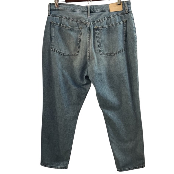 EVERLANE JEANS, Women’s Sz 31 Reg., Blue Lt. Wash Super-Soft Straight Leg Jeans. - Picture 10 of 13